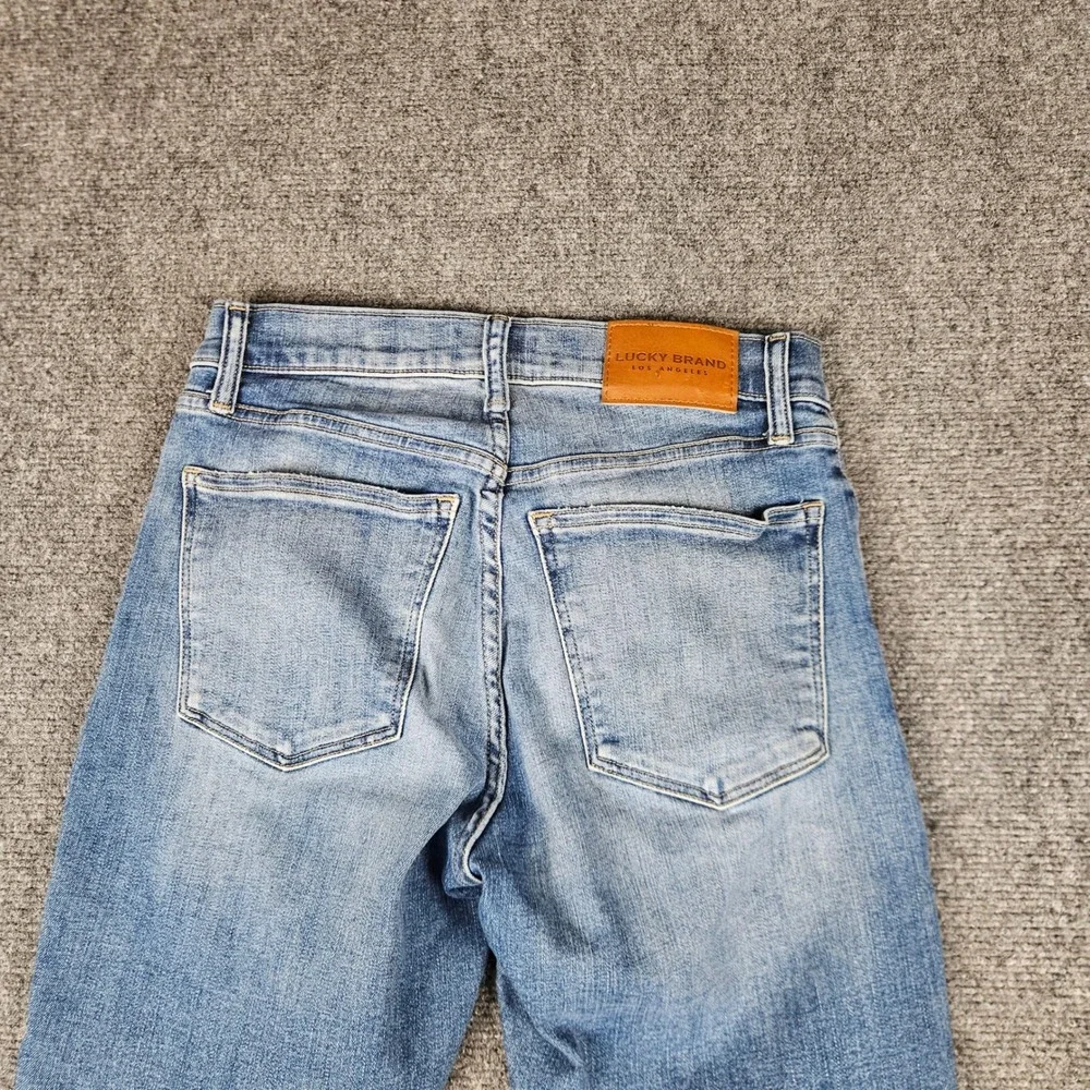 Lucky Brand Ava Mid Rise Skinny Jeans Womens 6 28 Ankle Medium Wash 21B37WP10653